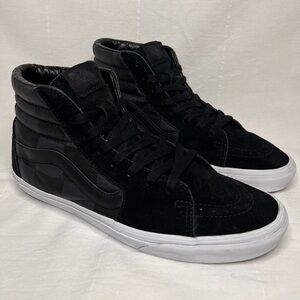 Vans old school sk8 black checkered men’s shoes, men size 10.5